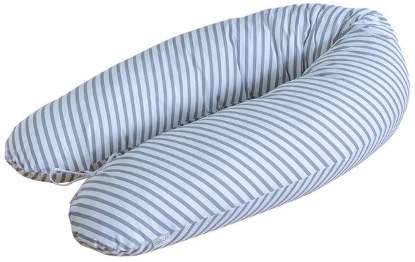 Loolay Seitenschläferkissen M/ L oder L/ XL Schwangerschaftskissen Stillkissen Schlafen Kissen, M/ L oder L/ XL Lagerungskissen + 100% Baumwolle Bezug 170 und 190 cm, Standard & X-LARGE Kissen SUPER Geschenk für Schwangern Seitenschläfer, LOOLAY® - 100... Bild 2