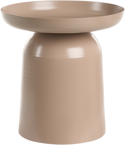 Beistelltisch TORRENS Metall Taupe