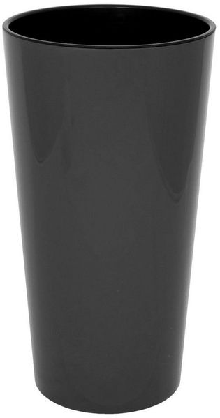 Heimwerkercenter Übertopf MePla - Hochkübel Lilia -ø14cm / H=26cm - anthrazit