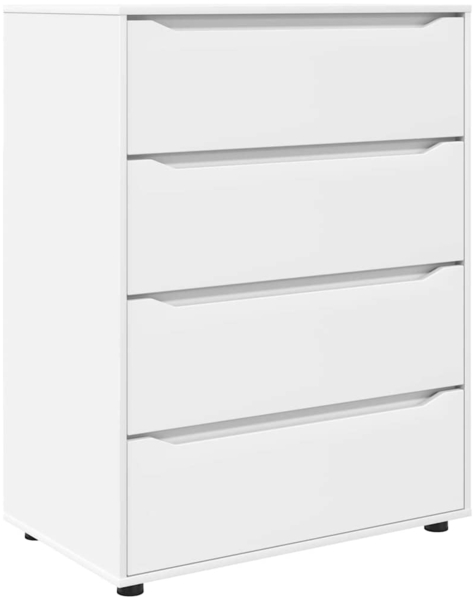 vidaXL Stauraumschränke 2 pcs Weiß 80 x 48 x 105 cm Holzwerkstoff 3406225