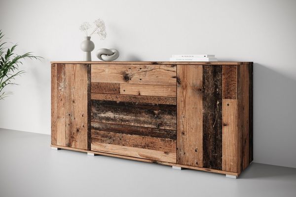 OTTO home Sideboard Kenia, Kommode für das Schlafzimmer/Wohnzimmer (1 St), Modernes Sideboard mit 3 Schubladen und 4 Fächern, Breite 150 cm