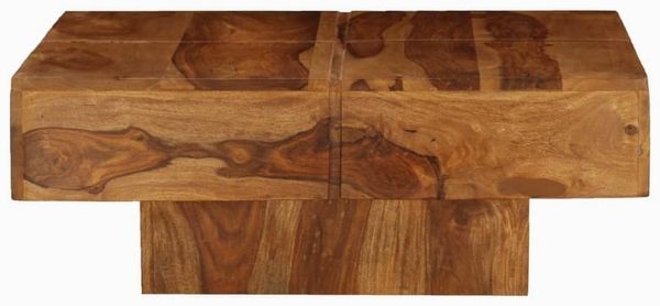 tinkaro Couchtisch Wohnzimmertisch eckig JONTE Massives Palisanderholz Ablagetis (1-St)