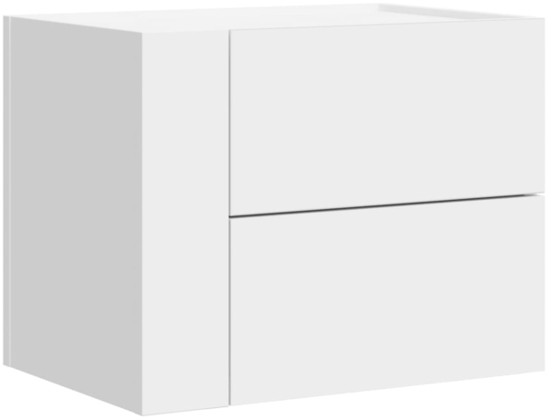 vidaXL Wand-Nachttisch Weiß 45x30x35 cm 848325