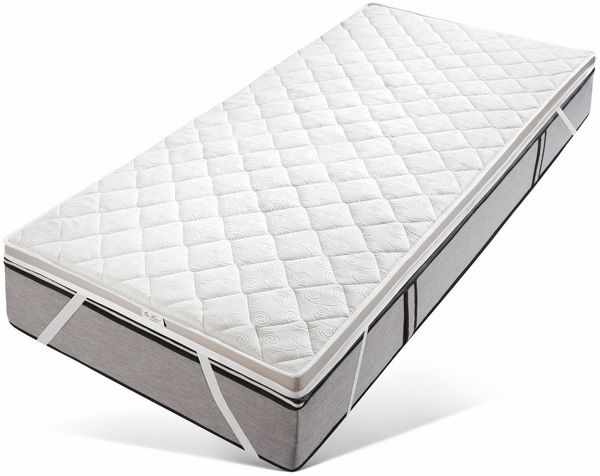 Hanse by RIBECO, Topper Ole, 7 cm hoch, Gelschaum, Matratzentopper 90x200 cm & 140x200 cm und weitere Größen