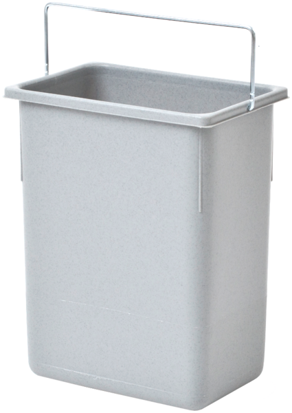 Hailo 8,5 L Inneneimer 1068409 signalgrau Abfallbehälter Mülleimer Abfallsammler