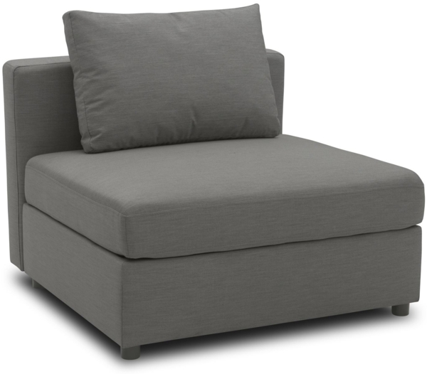 Gartenlounge Sessel Bozhana 92x67x96 mit Outdoorbezug in anthrazit