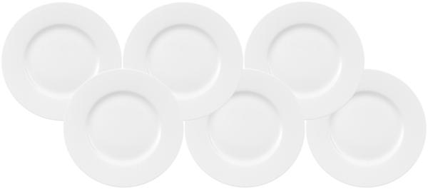 Villeroy & Boch Royal Frühstücksteller weiß ø 22 cm 6er Set