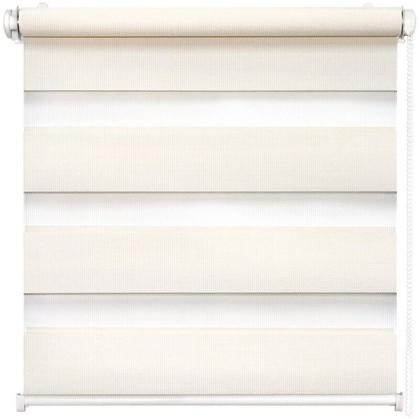 Doppelrollo Fensterrollo Duo-Rollo Klemmfix, Rikmani, Klemm- oder Schraubmontage, Moderne Optik, Klemm- oder Schraubmontage, Sicht- und Sonnenschutz