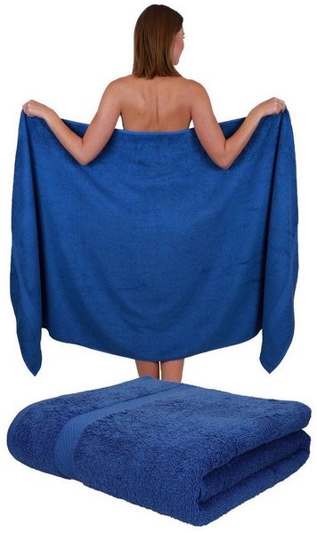 Betz Badetuch 2 Stück Badetücher PALERMO Größe 100 x 200 cm, 100% Baumwolle (Set), Badetuch
