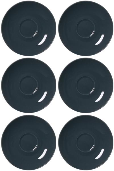 Ritzenhoff & Breker DOPPIO Espressountertasse 12 cm anthrazit 6er Set