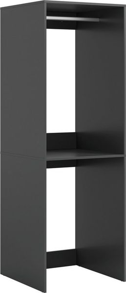 welltime Waschmaschinenumbauschrank FALAS, Höhe 195 cm, 1 Ablageboden, 1 Kleiderstange (1-St, in verschiedenen Farben erhältlich, für Waschmaschine & Trockner) Waschmaschine, Trockner, Waschmaschinenschrank, Umbauschrank, Wäsche