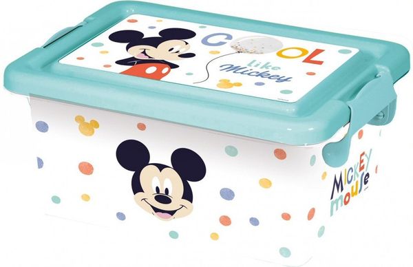 Disney Aufbewahrungsbox Disney Mickey Kunststoff Aufbewahrungsbox 3,7 L