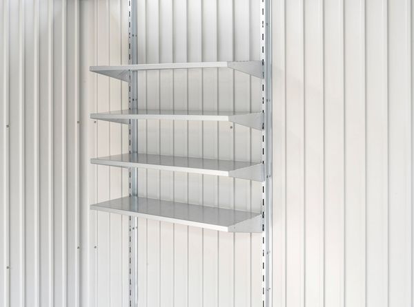 Biohort Wandregal, 4 Regalböden Standard, für Gerätehaus, Geräteschrank