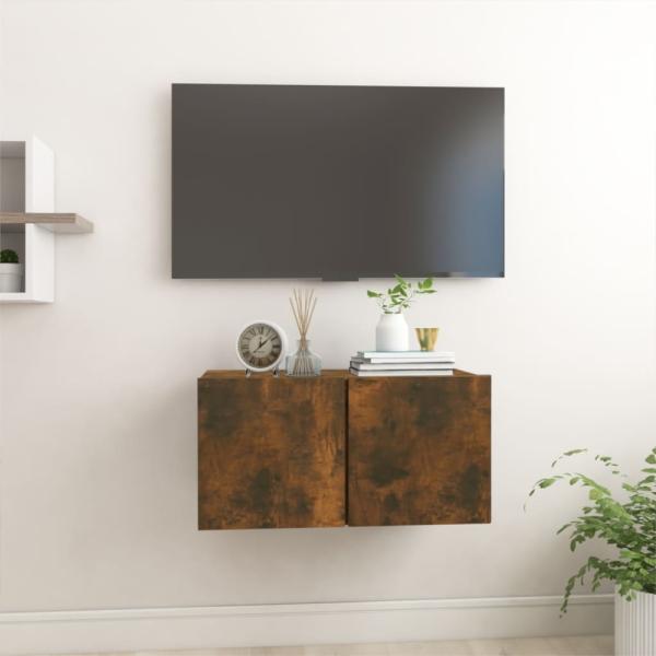 vidaXL TV-Wandschrank Räuchereiche 60x30x30 cm Holzwerkstoff 815867