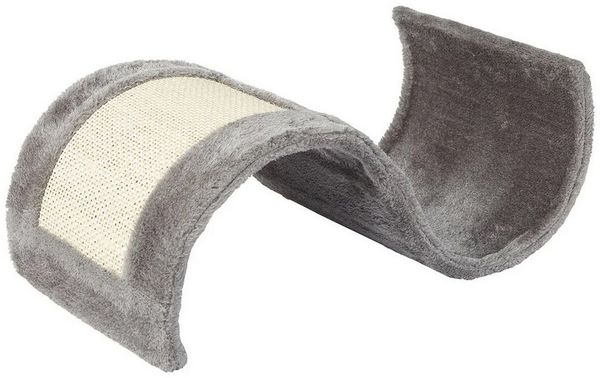 HAC24 Kratzbrett Katzen Kratzwelle Kratzmöbel Sisalbrett, (1-tlg), Grau 24 × 49 × 17 cm