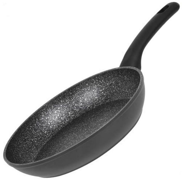 RESTO Kitchenware Bratpfanne Atik Universalpfanne langlebig durch hitzebeständige Außenbeschichtung, Aluminium (1-tlg), Komfortabler ergonomischer Soft-Touch Griff mit Hängeschlaufe