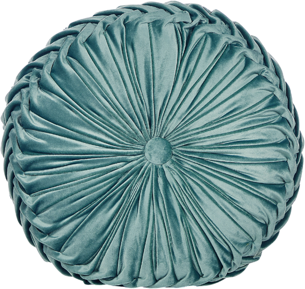 Dekokissen Ohne Muster UDALA Samtstoff 40 x 40 cm Blaugrün