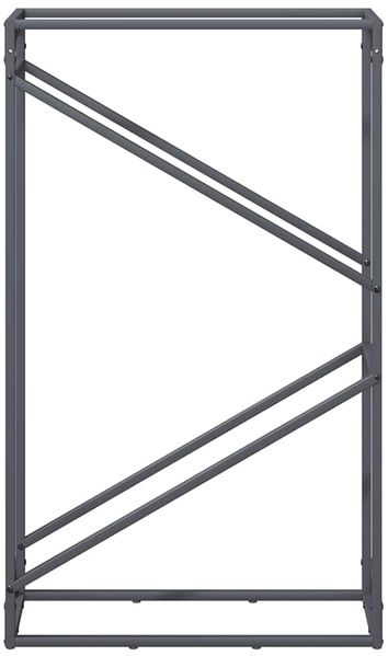 vidaXL Brennholzregal Anthrazit 60x25x100 cm Kaltgewalzter Stahl 864329 Bild 5