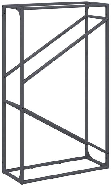 vidaXL Brennholzregal Anthrazit 60x25x100 cm Kaltgewalzter Stahl 864329 Bild 7