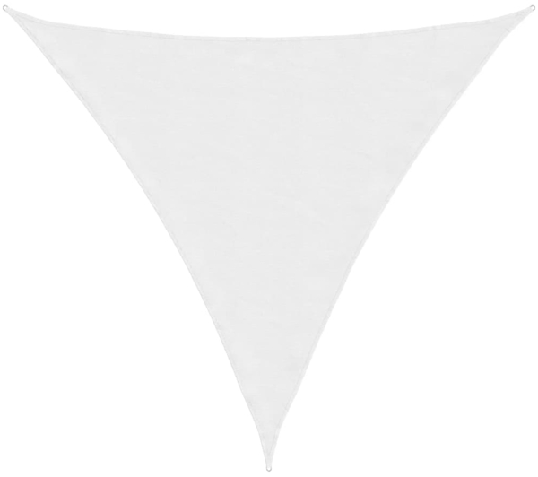 vidaXL Sonnensegel Oxford-Gewebe Dreieckig 4,5x4,5x4,5 m Weiß 135288
