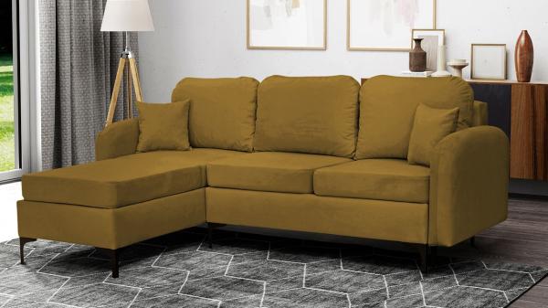 Ecksofa Vadrin L, Seite: Links, Farbe: Manila 33