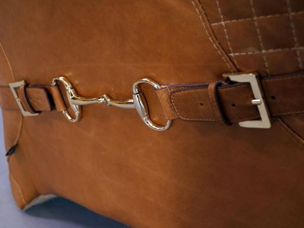 Ohrensessel Whitehorse Columbia Brown Vintage-Leder Bild 4