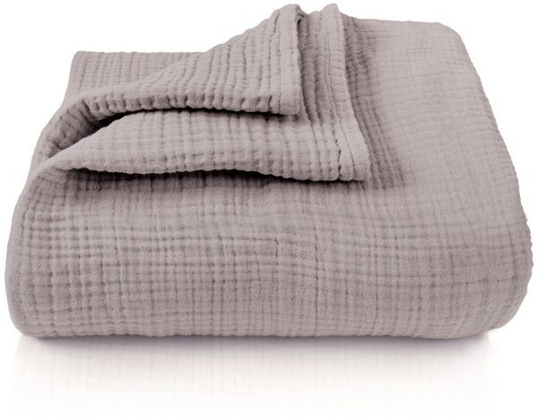 Babydecke Premium Musselin Babydecke 4-lagige Decke aus 100% Baumwolle, Laynenburg, Musselin Babydecke, Kuscheldecke oder Schlafdecke, Pucktuch, Spucktuch