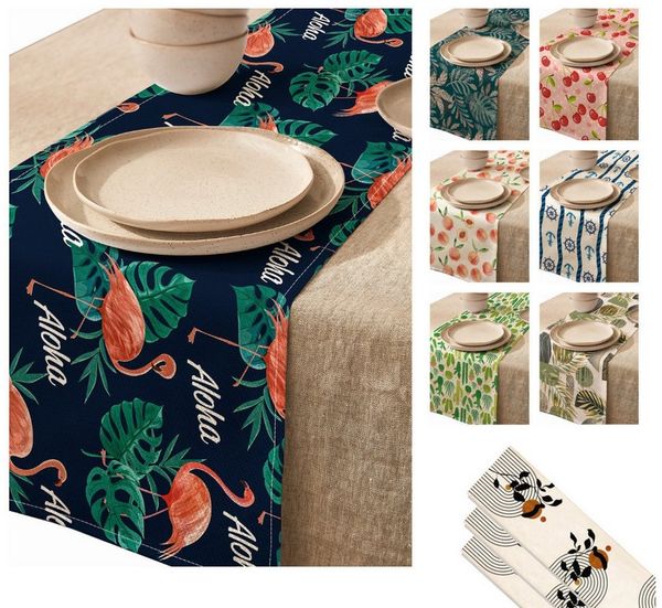 LIVINA HOME Tischläufer Premium Tischdecke abwaschbar, Tischband, moderne Leinenoptik Decke, Tischtuch, Gartentischdecke, Tafeltuch, Oster Deals Sale!