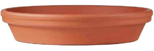 Untersetzer Ton 8/9 cm transparent glasiert