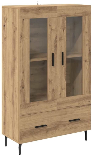 vidaXL Highboard Artisan-Eiche 69,5 x 31 x 115 cm Holzwerkstoff 882542