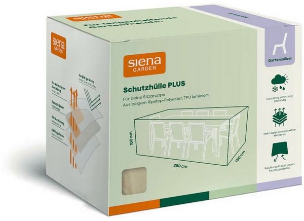Siena Garden Sitzgruppe Siena Garden Sitzgruppen-Hülle 280x150x100 Schutzhülle Abdeckhaube