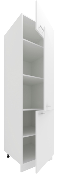 VCM Küchenmöbel Unterschrank Esilo 918667 Weiß H. 207 x B. 60 x T. 57 cm