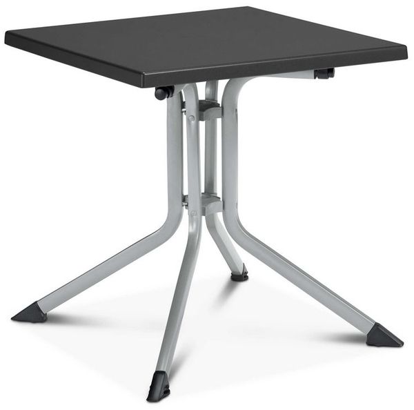 KETTLER Alu Klapptisch Gartentisch 80x80cm Kettalux silber / anthrazit