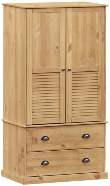 vidaXL Kleiderschrank VIGO 90x55x170 cm Massivholz Kiefer 353163
