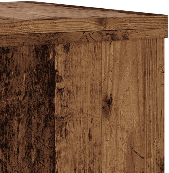 vidaXL Pflanzenständer 2 Stk. Altholz-Optik 25x25x35 cm Holzwerkstoff 852913 Bild 7