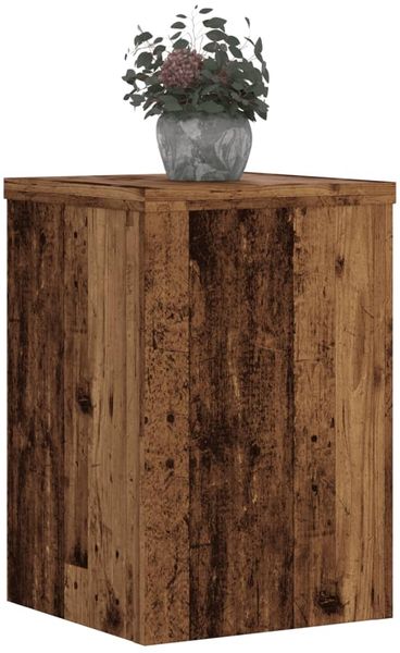 vidaXL Pflanzenständer 2 Stk. Altholz-Optik 25x25x35 cm Holzwerkstoff 852913 Bild 8