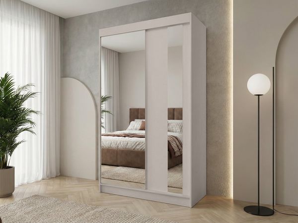 Beautysofa Schwebetürenschrank Gaja (120, 150, 180, 200 oder 240 cm breit, weiß, schwarz, graphit, artisan, Kaschmir Farbe)