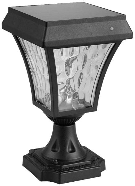 V-TAC 2890 VT-983-S Solar-Außenpollerlicht LED (RGB) LED 2 W schwarz (matt)