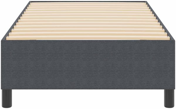 vidaXL Plattformbettgestell Dunkelgrau 80 x 200 cm Cordstoff 3337378 Bild 5