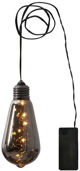 LED-Deko-Licht "Glow", 5 warmwhite LED, Rauch-Glas