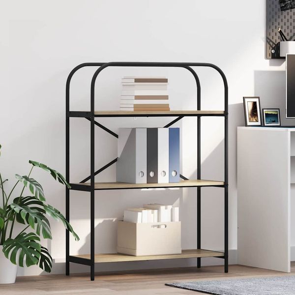vidaXL Bücherregal Sonoma-Eiche 80 x 30 x 109 cm Holzwerkstoff 879846