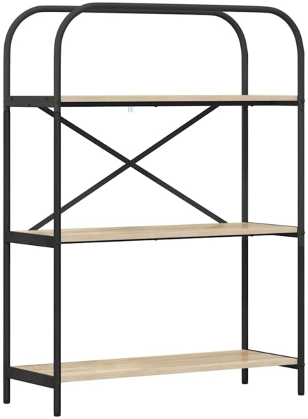 vidaXL Bücherregal Sonoma-Eiche 80 x 30 x 109 cm Holzwerkstoff 879846