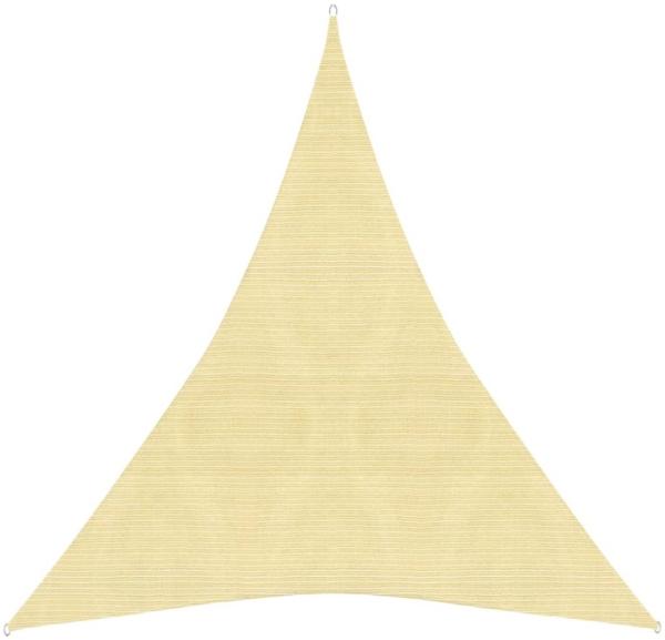 vidaXL Sonnensegel 160 g/m² Beige 5x7x7 m HDPE