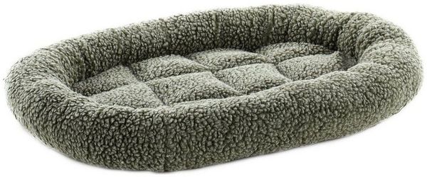 Flamingo Tierkissen Kissen Sherpa oval braun