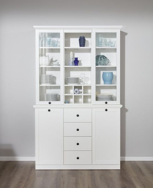 Home affaire Buffetaufsatz Örebro, (1-St), Aufsatzvitrine mit Weinfächern - Passend zum Artikel 69338650