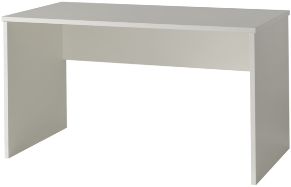 Schreibtisch Kariotta 140x65x75 Holzwerkstoff Weiß/Buche