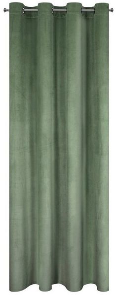 Design91 Vorhang Samtvorhänge 140x250 cm (1 St), Ösen, blickdicht, Samt, Wohnzimmer
