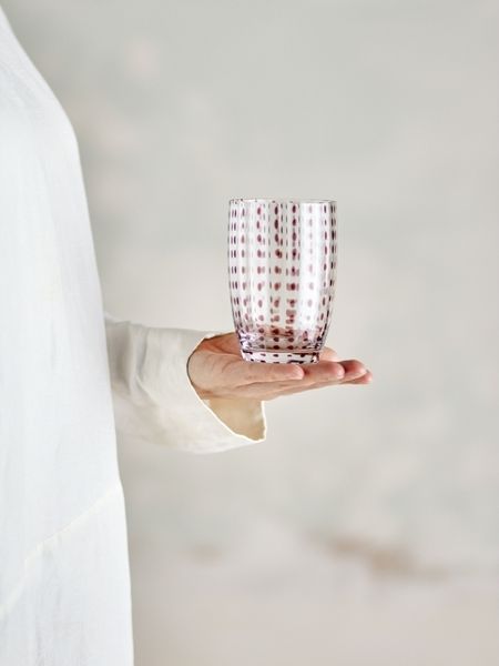 BLOOMINGVILLE Brinley Trinkglas Braun Glas