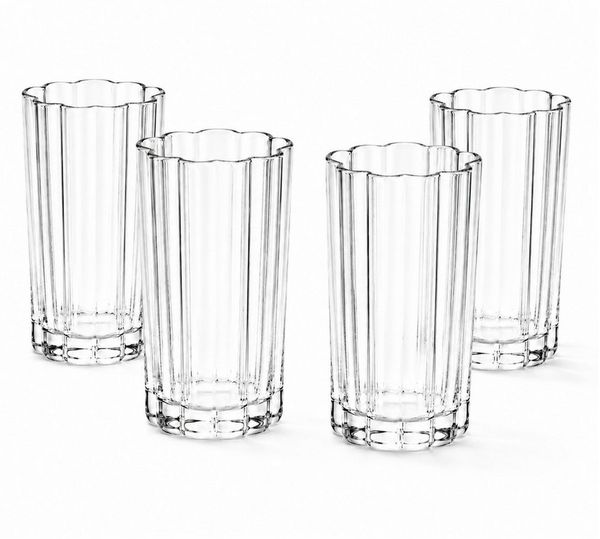 Zoha Glas Trinkgläser Set, Wasserglas BPA-frei, Wasser & Saft, spülmaschinenfest, 12-tlg, 4-teilig, 8-teilig, 12-teilig