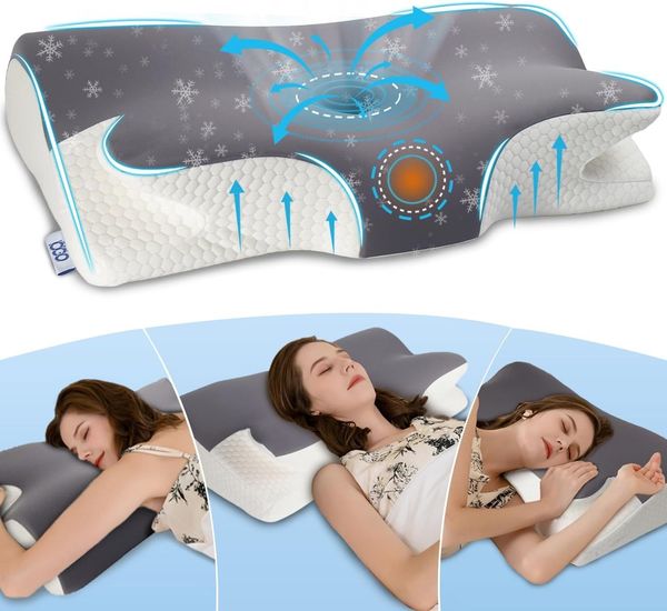 Nackenstš¹tzkissen Nackenstš¹tzkissen, Kopfkissen Memory Foam, Kissen Seitenschl?ferkissen, Memory Foam, Seitenschlafer, Rš¹ckenschlafer, Bauchschlafer Bild 7